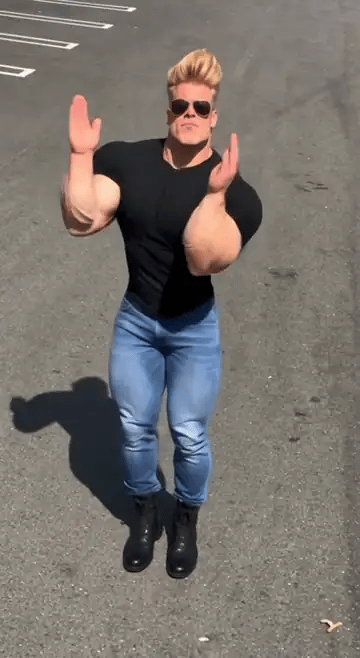 Jimmy dancing: Parking lot premiere
